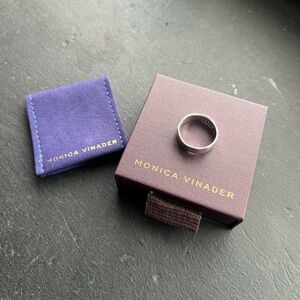 Monica Vinader Siren Muse Ring in Silver